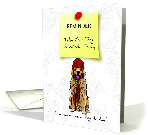 Take Your Dog to Work Day card (1919798)