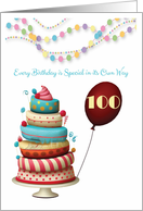 Every Birthday is Special 100 Years card