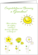 First Time Grandma Congratulations card