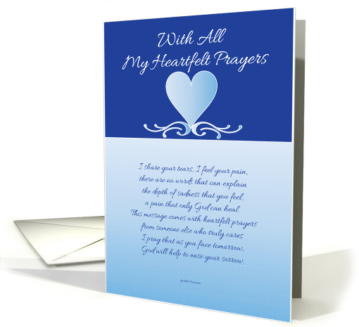 My Heartfelt Prayers card (193559)