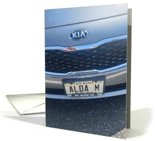 Alda M Plate card (1941506)
