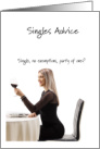Singles Advice for Females card