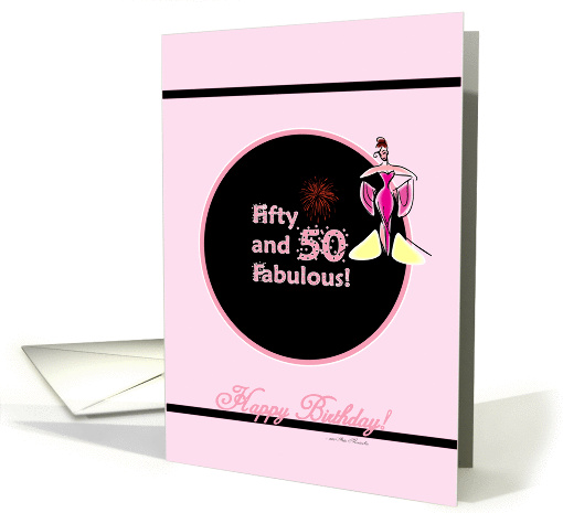 Fifty and Fabulous card (205912)