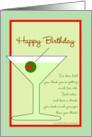 Birthday Drink card