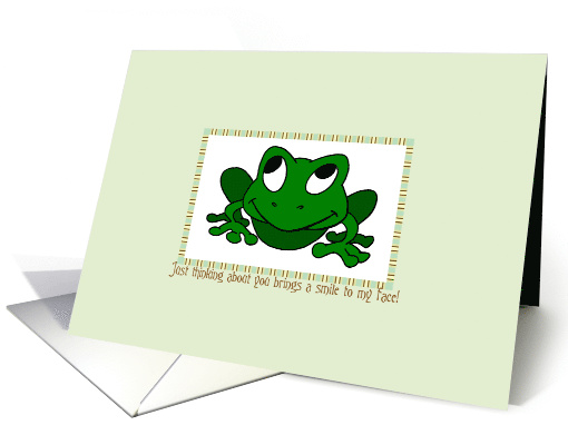 Toadly Happy Thinking of You card (220691)