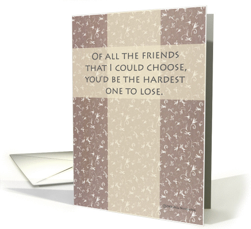 Special Friend card (288313)