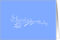 Baby Shower for a Boy card