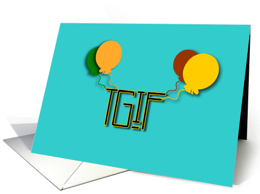 TGIF Party Invitation card (369957)