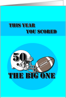 the Big One 50th Birthday card