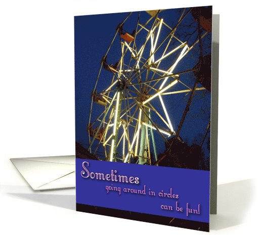 Happy Anniversary Ferris Wheel card (420768)