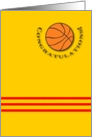 Basketball Congratulations card