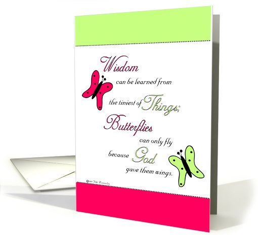 Encouraging Butterflies card (520523)