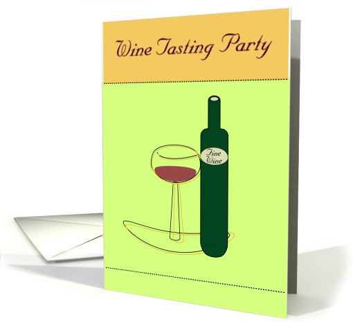 Wine Tasting Party Invitation card (522992)