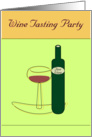 Wine Tasting Party Invitation card