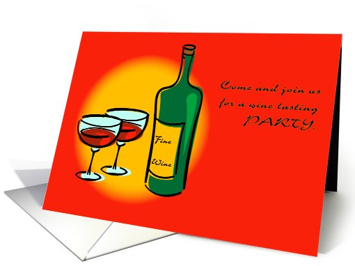 Wine Tasting Party Invitation card (658054)