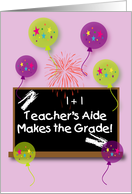 Happy Birthday, Teacher’s Aide card