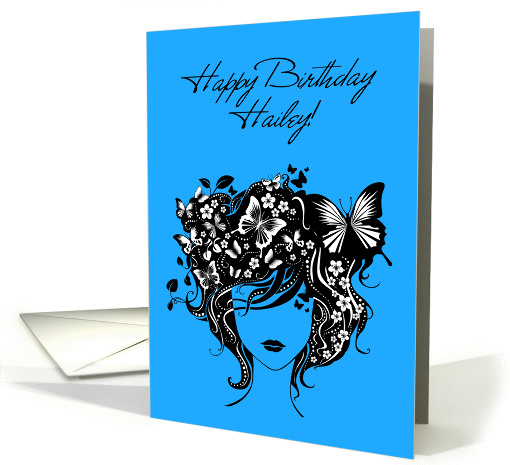 Happy Birthday Hailey card (931239)