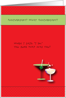 Happy Anniversary Humor For Spouse card
