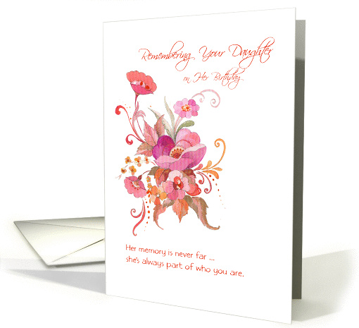 Remembering Your Daughter on Her Birthday card (933962)