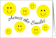 Across the Smiles Thinking of You card