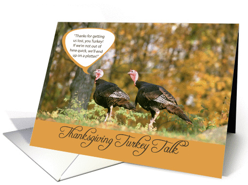 Thanksgiving Turkey Humor card (950635)