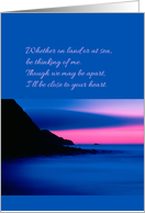 Naval Deployment Romance card