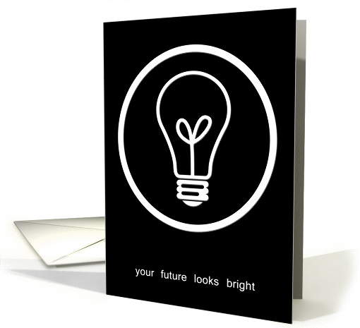 your future looks bright card (197262)