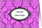 your invited card