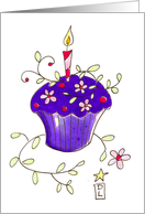 Birthday - Cupcake card