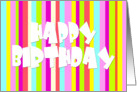 Happy Birthday Colorful card