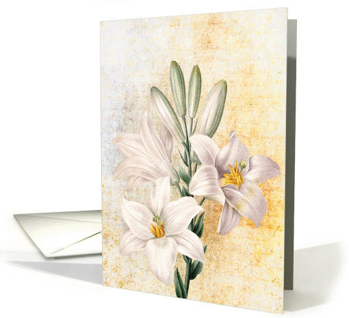 Lilies Birthday card (972295)