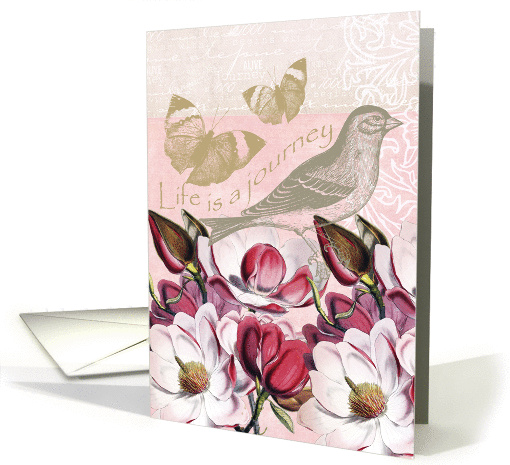 Life is A Joureny Inspirational Birthday card (972303)