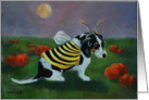 Happy Halloween -Pumpkin Time-Halloween Beagle-Rising Moon card