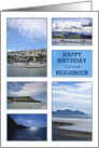 Neighbour Birthday Sea Views card