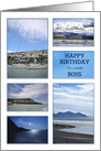 Boss Birthday Sea Views card