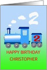 2nd Birthday Add a Name, with Train card