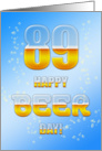 Beer drinking 89th Birthday card