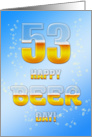 Beer drinking 53rd Birthday card