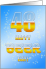 Beer drinking 48th Birthday card