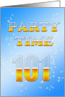 101st Birthday Party Invitation Beer Drinking card