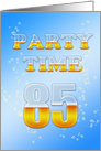 85th Birthday Party Invitation Beer Drinking card