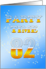 82nd Birthday Party Invitation Beer Drinking card
