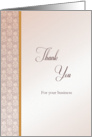 Thank you for your business card