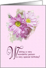 Birthday With Daisies card