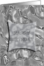 Birthday Metal card
