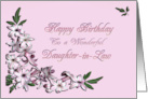 Daughter-in-law Birthday Flowers card