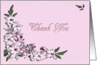 Thank You Flowers card