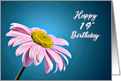 19th Birthday, Beautiful Pink Daisy card