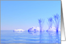 Blank Tranquil Water card