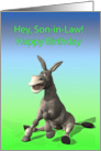 Son-in-Law Birthday Funny Ass card